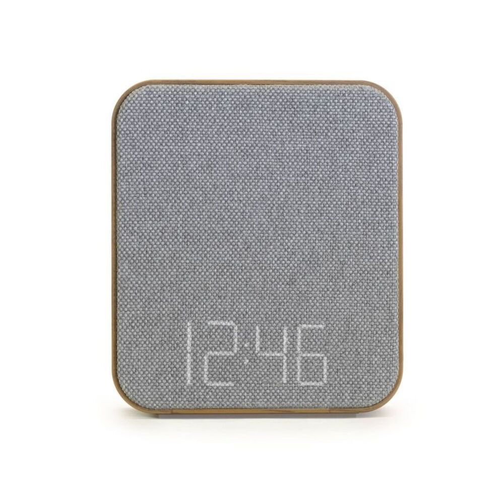 Capello - Wood Sound Sleep Alarm Table Clock Gray - Capello Gray